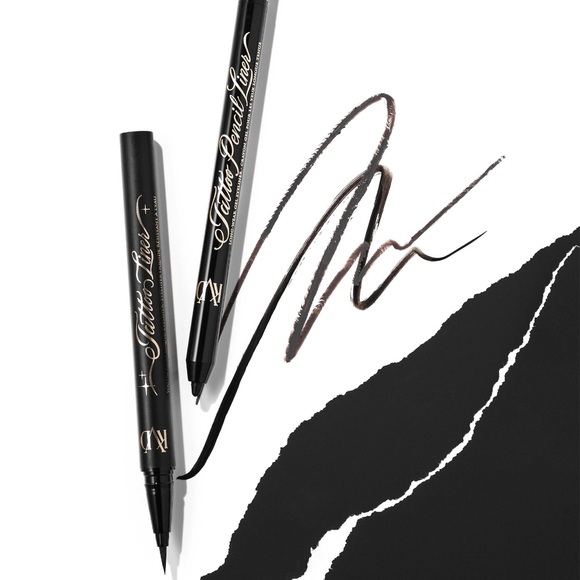 Tattoo Liner Vegan Waterproof Liquid Eyeliner in Mad Max Brown By KVD Beauty - Picture 4 of 5